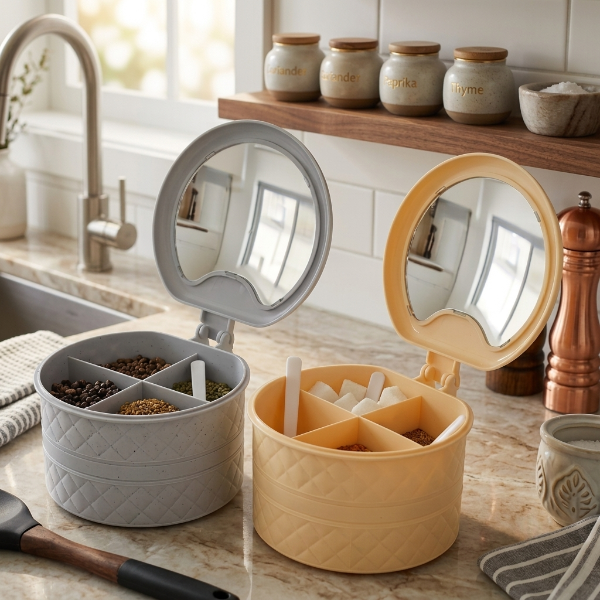 4-in-1 Kitchen Spice Storage Box
