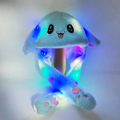 LED Jumping Bunny Ear Hat