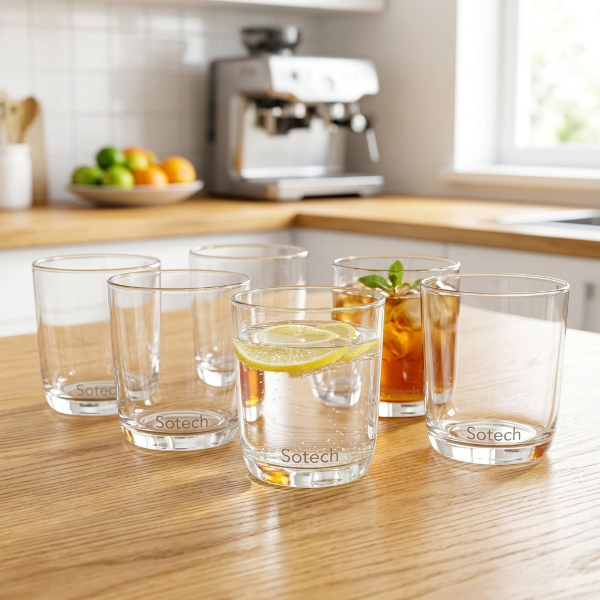 6PCs Signature Clear Glass Set