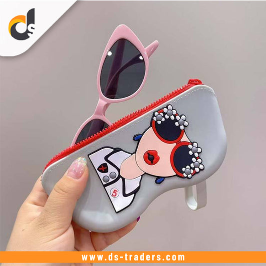 Cute Printed Protective Sunglass Storage Case