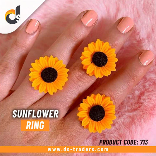 Beautiful Sunflower Shape Ring - DS Traders