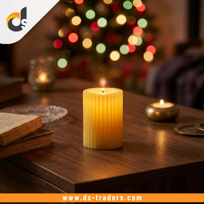 Flameless Pillar Led Candle