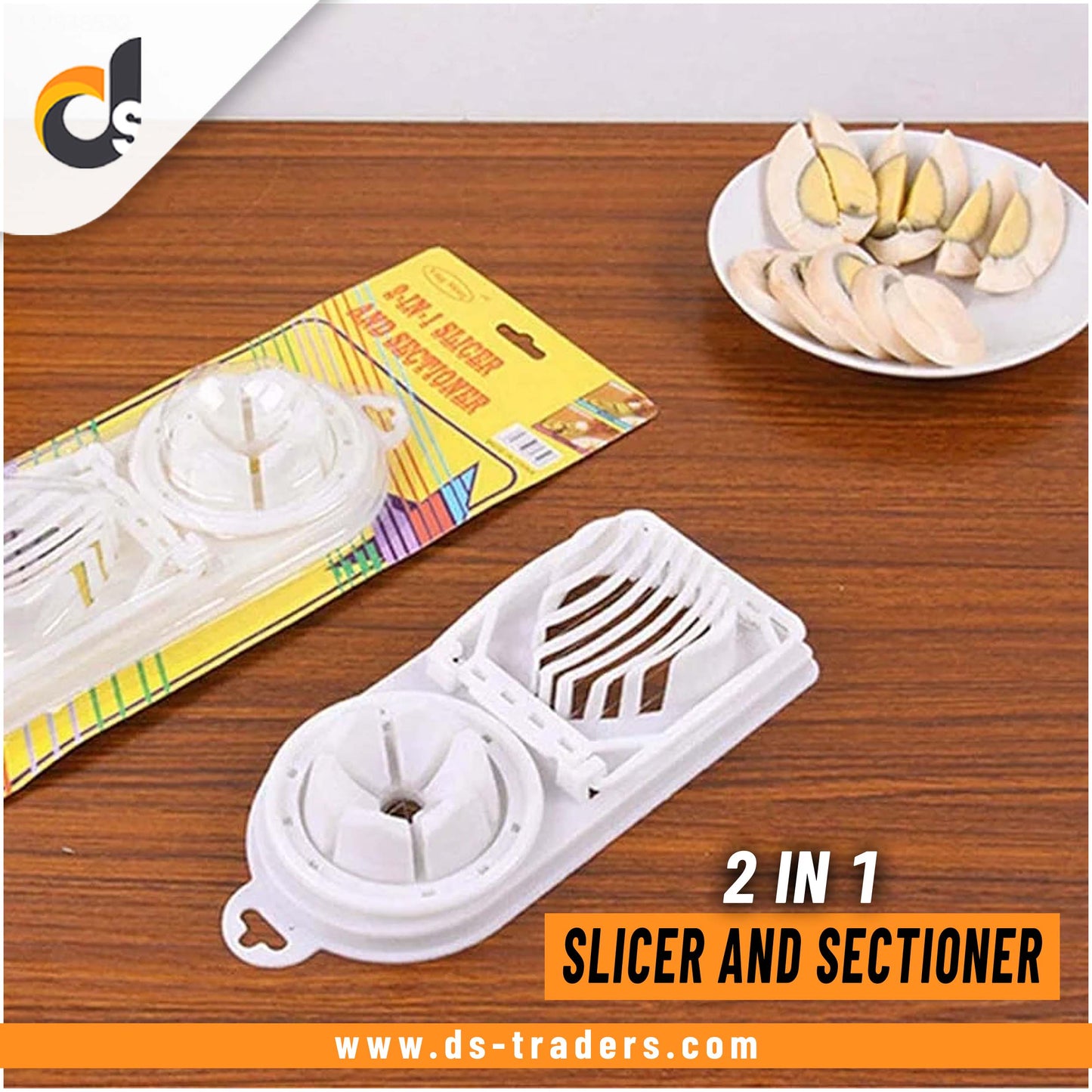 2 in 1 Egg Slicer And Sectioner