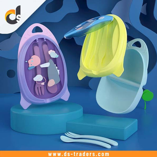 Kids School Lunchbox with Spoon & Fork