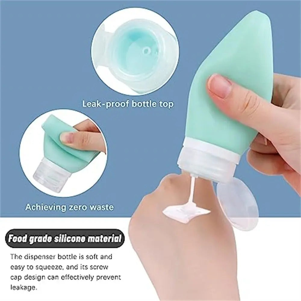 3PCs Refillable Travel Liquid Botttle Set (60ML)