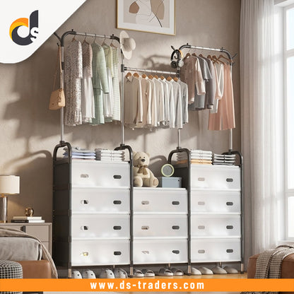 Portable Bedroom Coat & Drying Rack