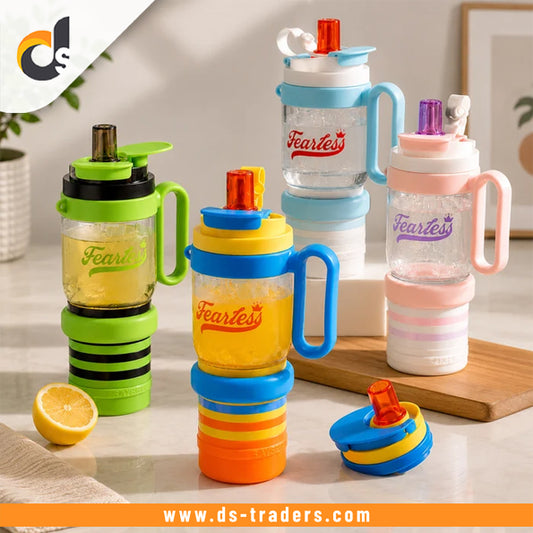 4 in 1 Portable Sports Water Bottle