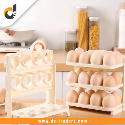 3 Layer Foldable Egg Storage Rack