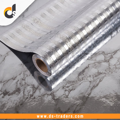 Self Adhesive Silver Ray Marble Sheet