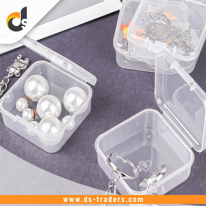 10PCs Transparent Mini Jewelry Storage Box