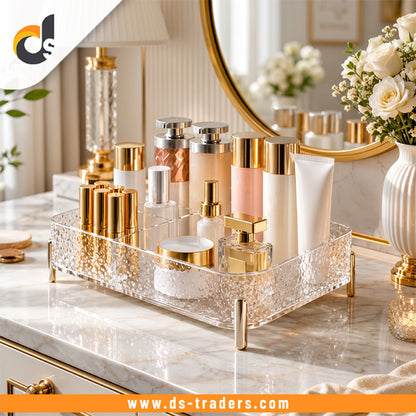 Luxury Multi-Compartment Acrylic Makeup Organizer