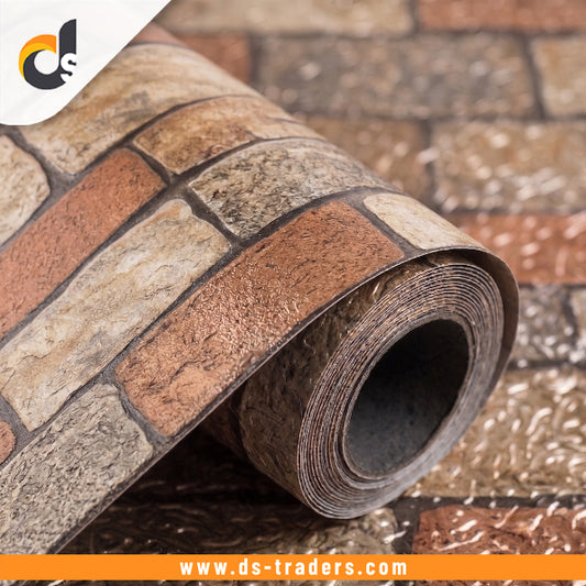 Self Adhesive Stone Brick Marble Sheet