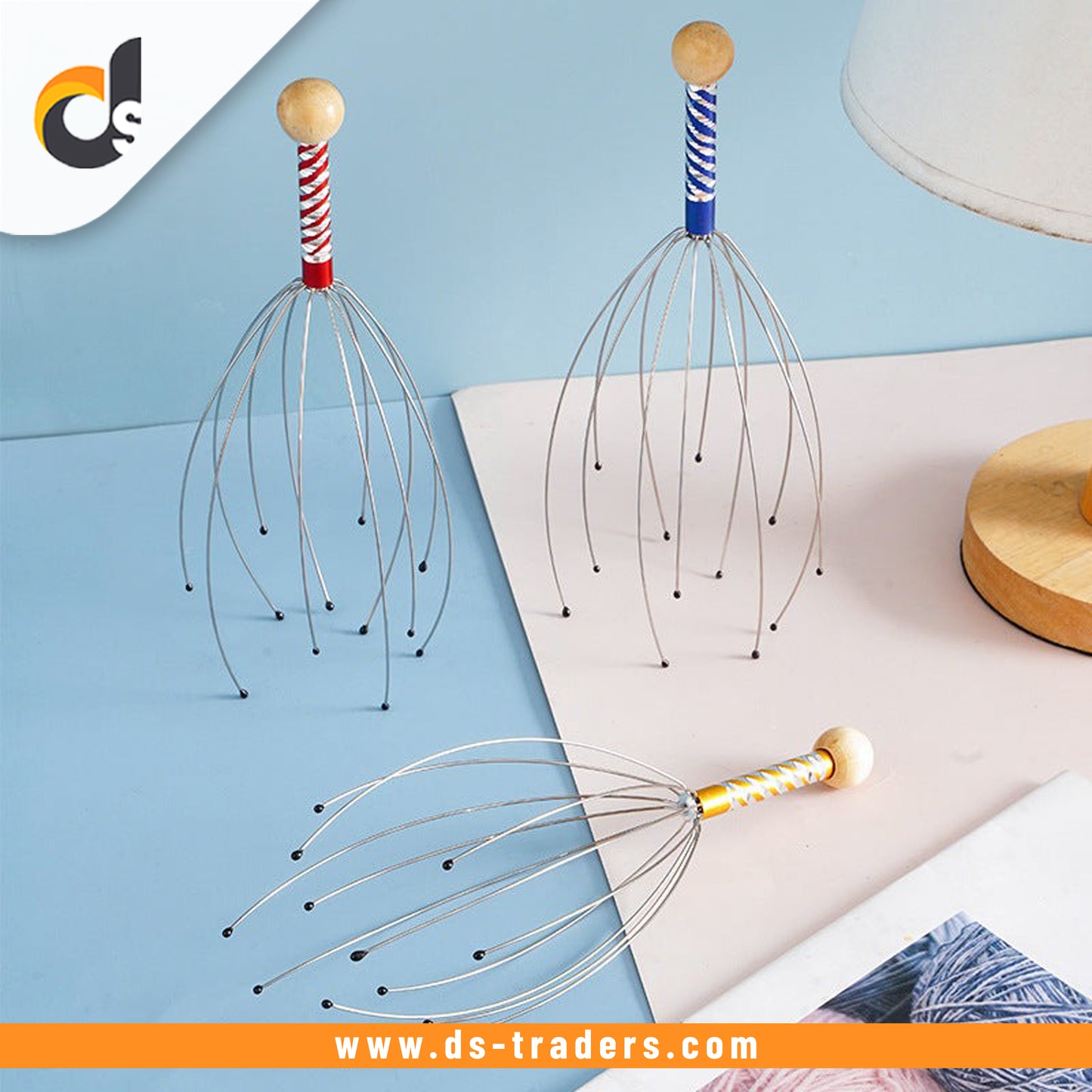 Relaxing Head Scalp Massage Octopus Manual Massager