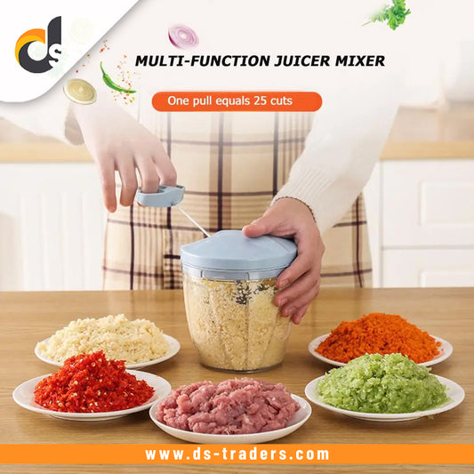 Multifunction Portable Hand-pull Manual Chopper Masher