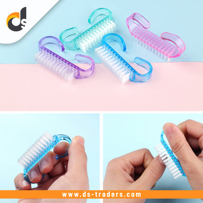 2pcs -  Cleaning Nail Brush Tools Plastic Dust Cleaner Brushes.