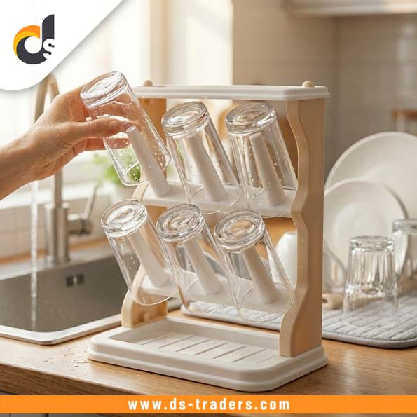 Creative Glass Plastic Stand Holder