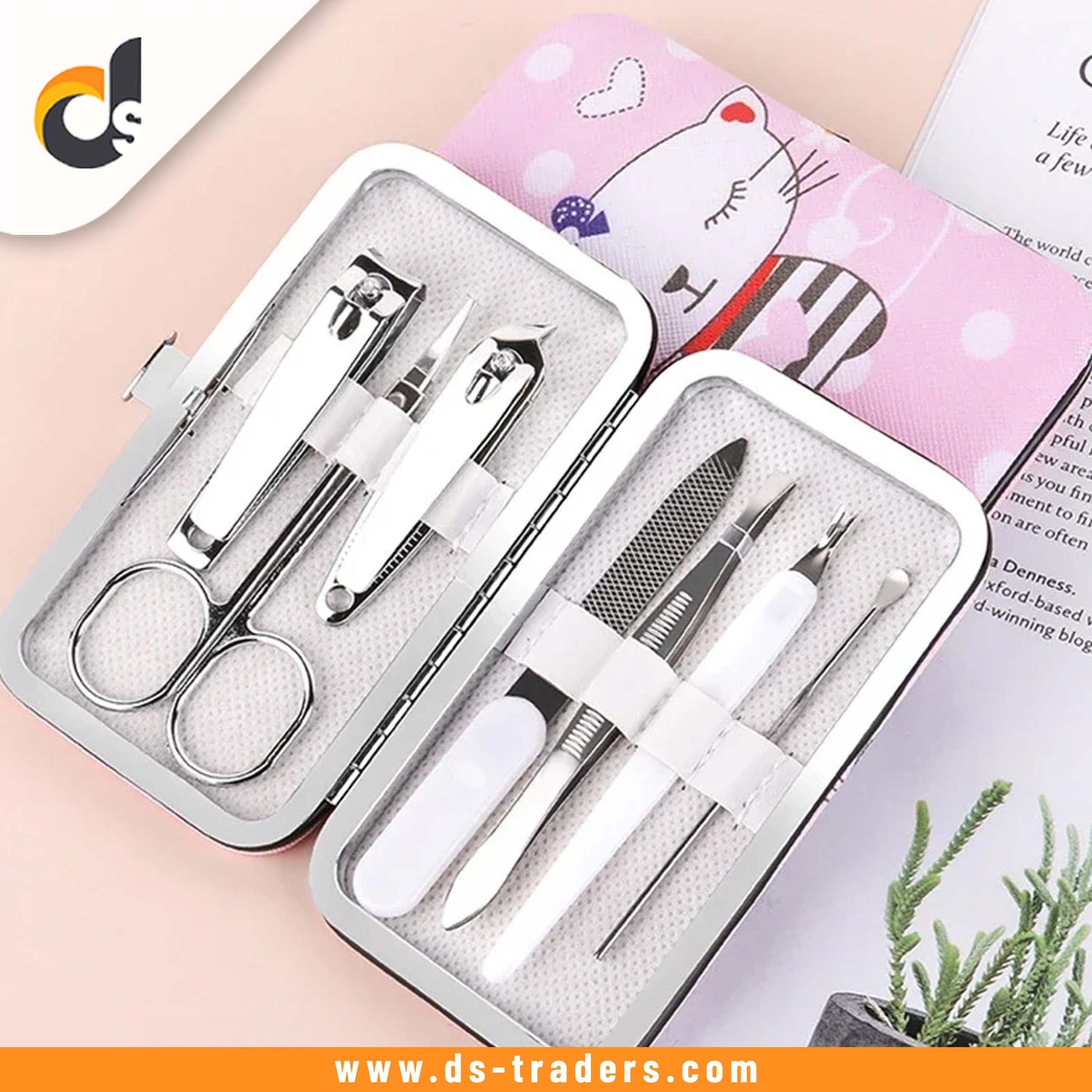 7pcs/set Stainless Steel Nail Set