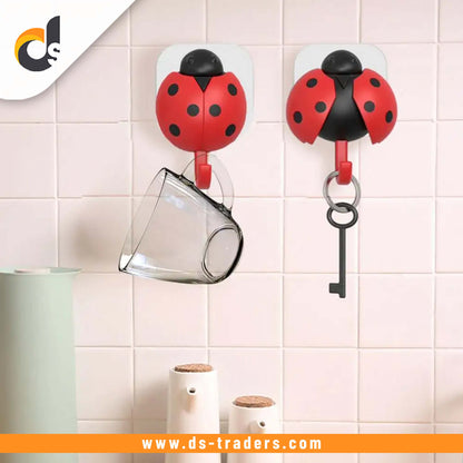 Creative Self Adhesive Ladybug Hook