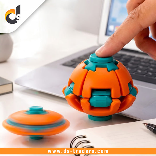 Colorful Press & Spin Fidget Ball Spinner
