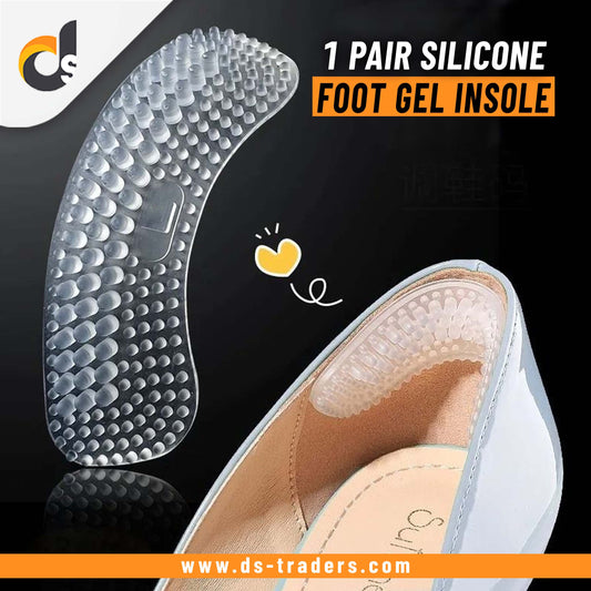 1 Pair Silicone Foot Gel Stickers Insole