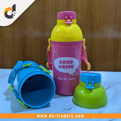 Portable Plastic School Water Bottle