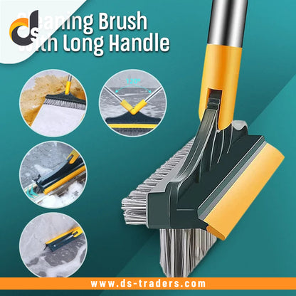 Silicone Cleaning Brush, Dusting & Wiping Mop 3 In 1