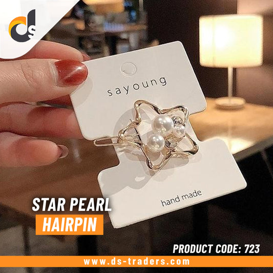 Beautiful Star Diamond & Pearl Hairpin - DS Traders
