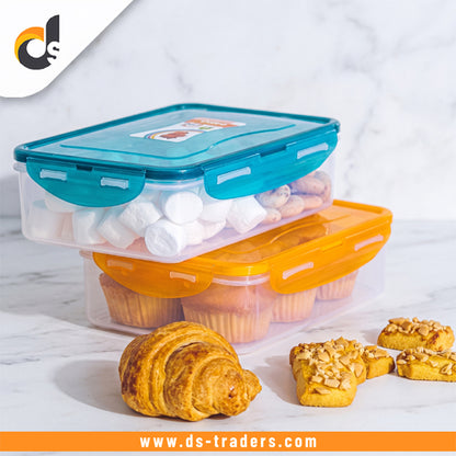 2PCs Food Storage Container Set With Lids