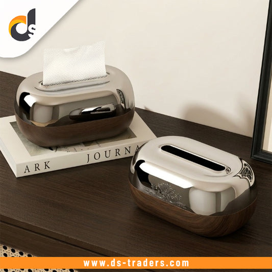 Luxury Steel Spring Tissue Box