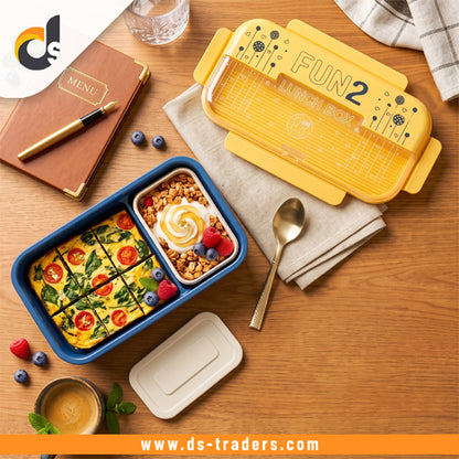 2-Compartment Meal Storage Lunch Box