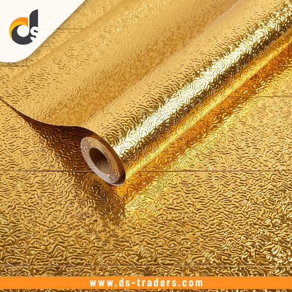 Self Adhesive Golden Texture Marble Sheet