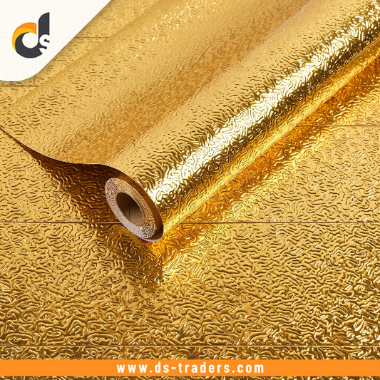 Self Adhesive Golden Texture Marble Sheet