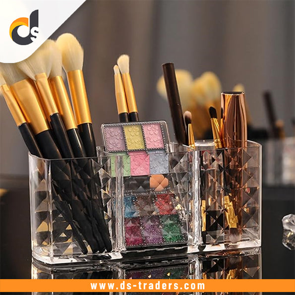 3 Section Acrylic Cosmetic Storage Box