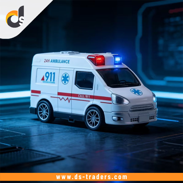 Ultimate Emergency Ambulance Toy (Random Color)