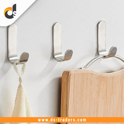 3PCs Metal Self-Adhesive Wall Hook
