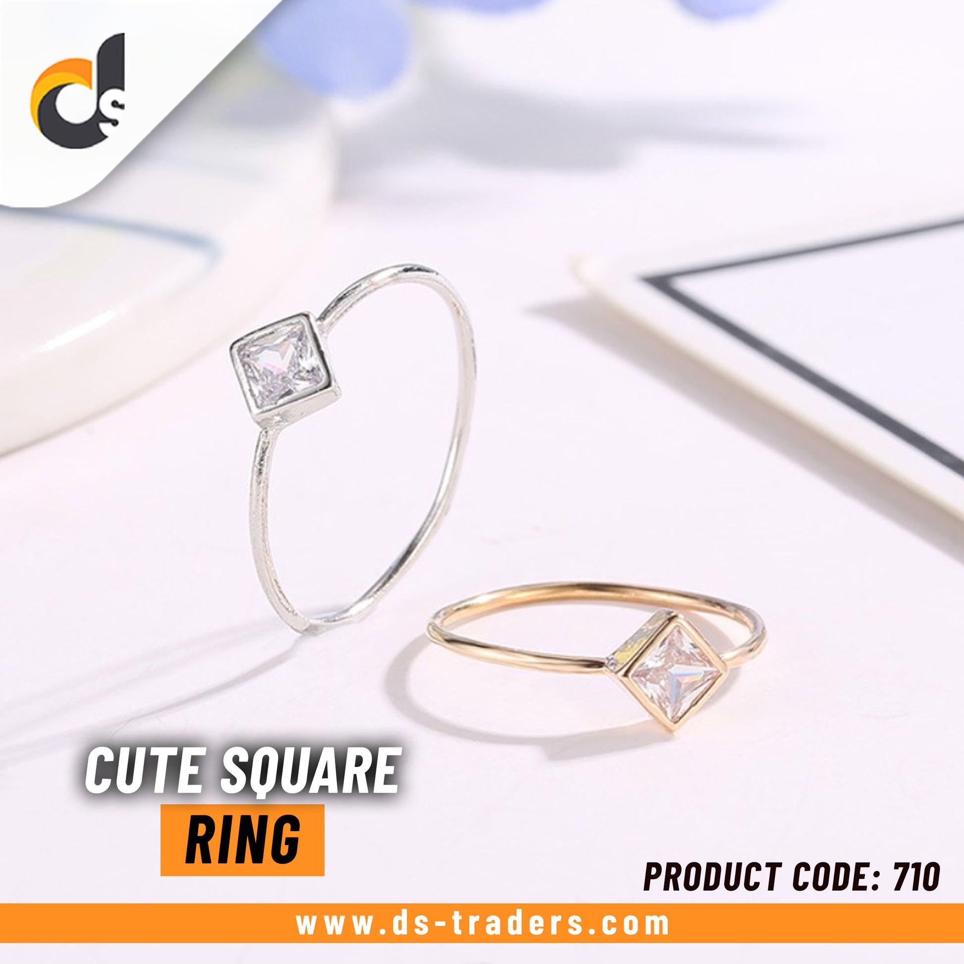 Cute Square Ring _ DS Traders