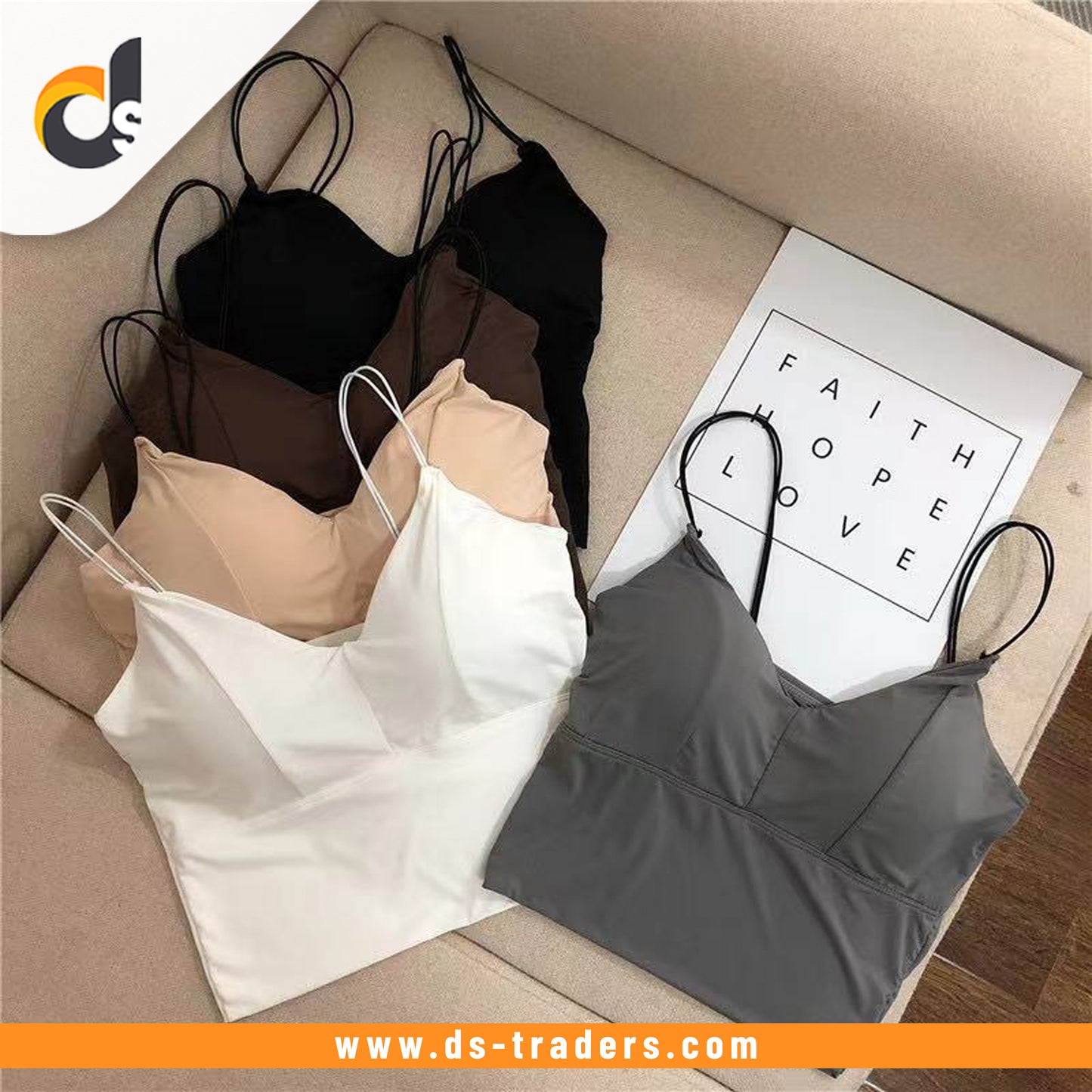 Imported High Quality Foam Bra - Free Size(RANDOM COLOR)