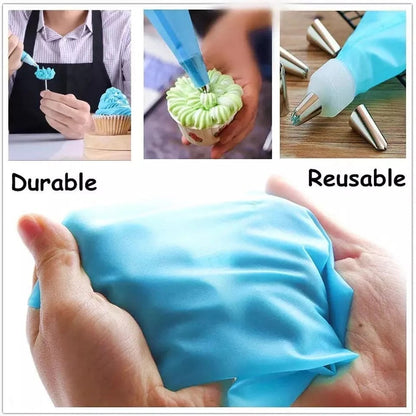 Cake Decorating Set with Steel Nozzles