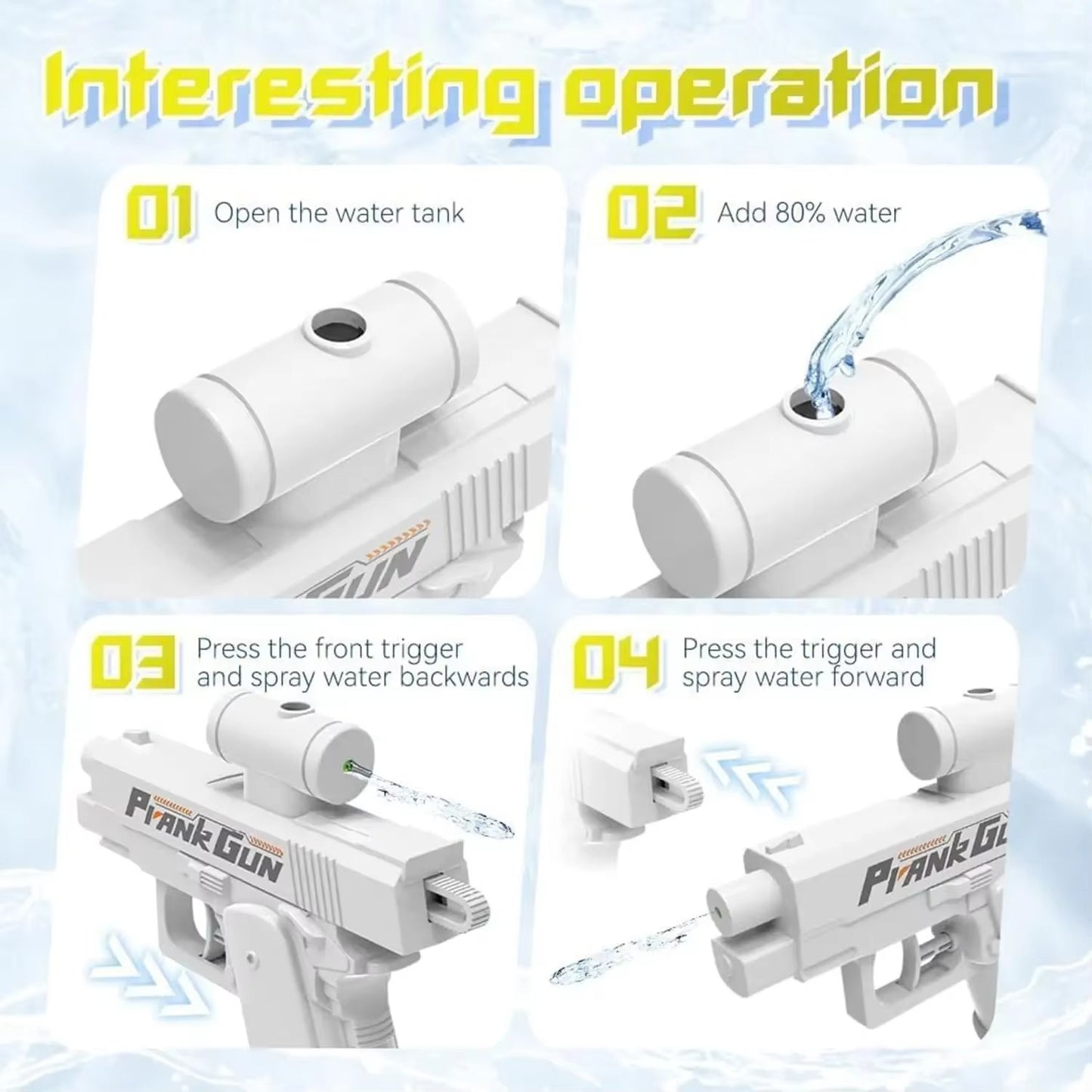 Double-Sided Prank Water Gun