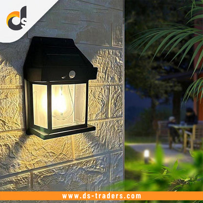Solar Wall Light With Motion Sensor