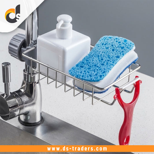 Stainless Steel Sink Sponge Holder Storage Rack