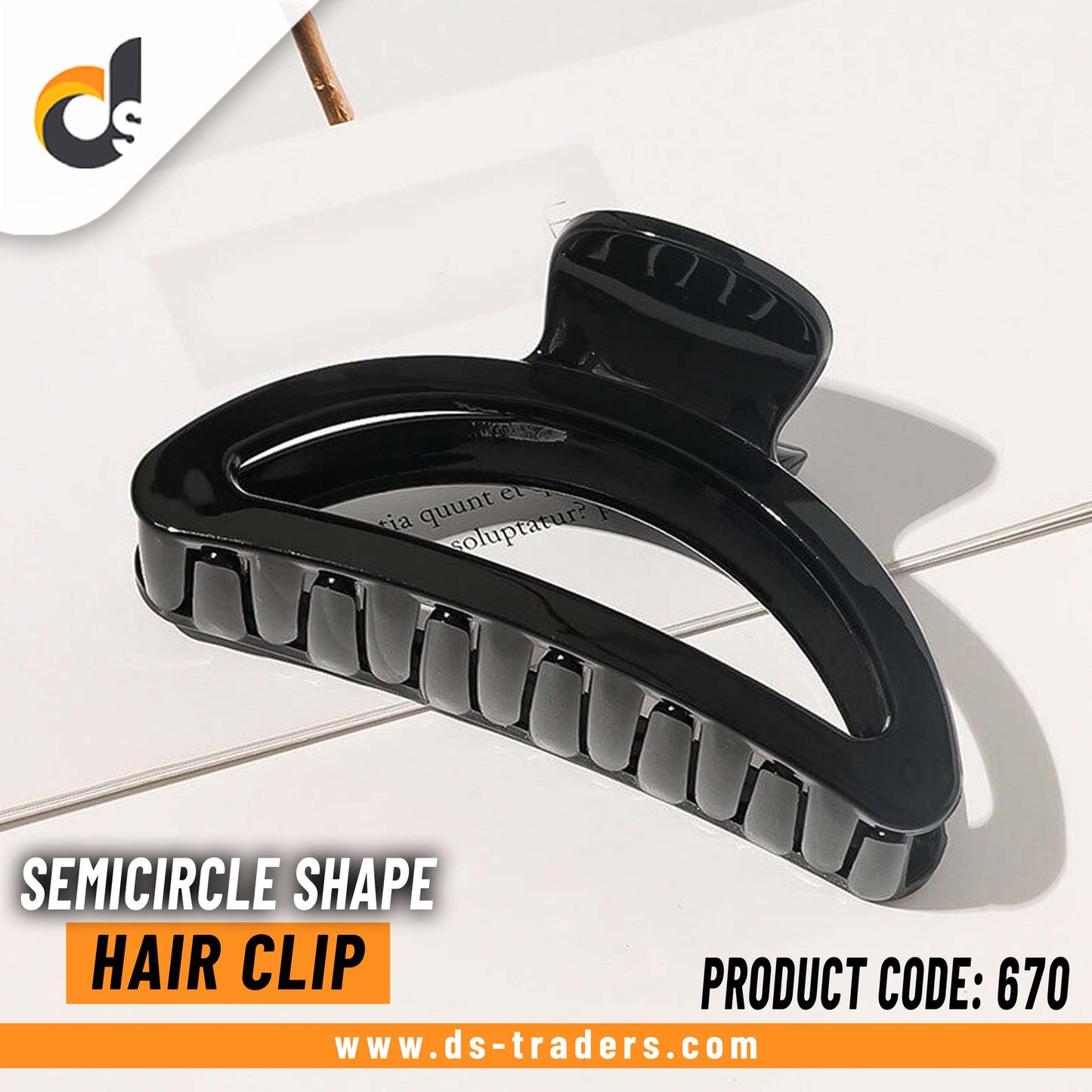 Semicircle Shape Hair Clip