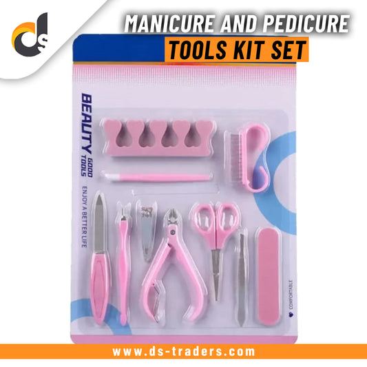9 Pcs Manicure And Pedicure Tools Kit Set