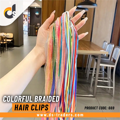 Colorful Braided Hair Clips