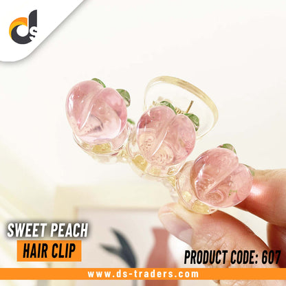Sweet Peach Hair Clip