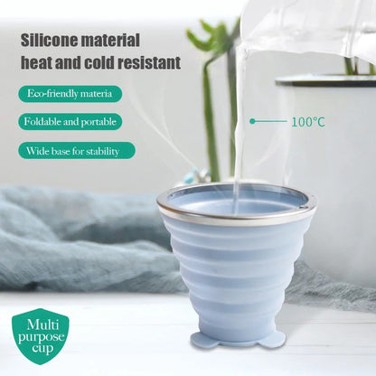 Portable Silicon Folding Glass