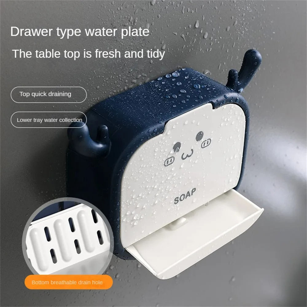 Wall-Mounted Cat Shape Soap Holder