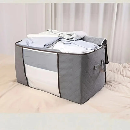 Multipurpose Storage Bag & Organizer for Clothes & Blanket | Grey