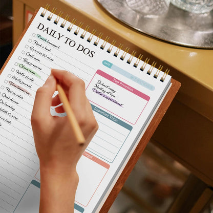 A5 Daily To Do List Notebook