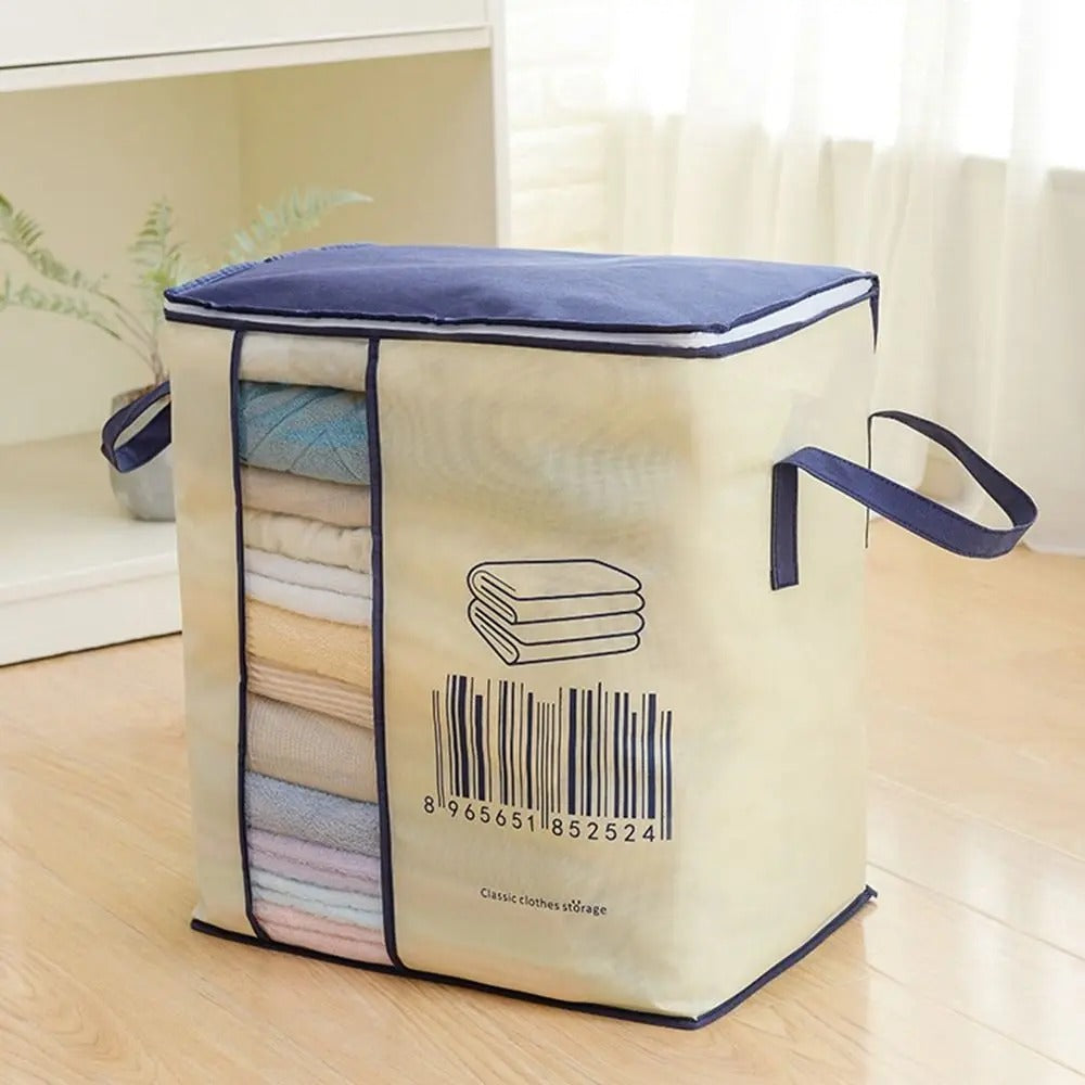 Jumbo Size Multipurpose Storage Bag & Organizer for Clothes & Blanket